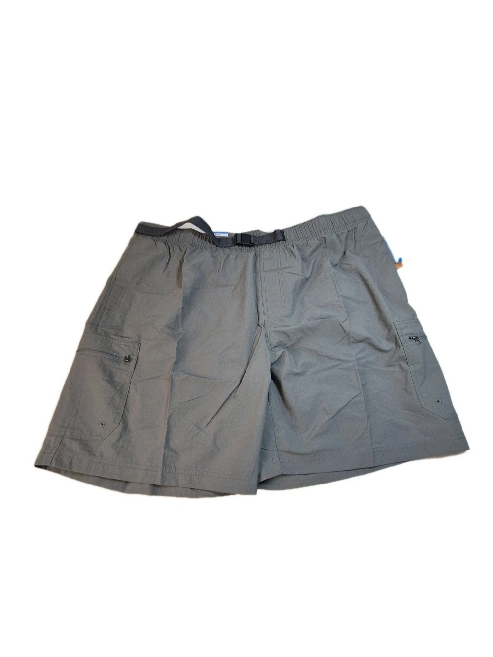 Columbia Mountaindale Belted Cargo Gray Shorts Men’s Size XXL 8” Inseam 27